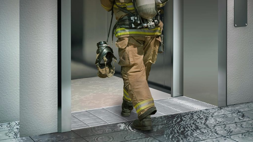 Fire Service Access Elevators Trench Drain