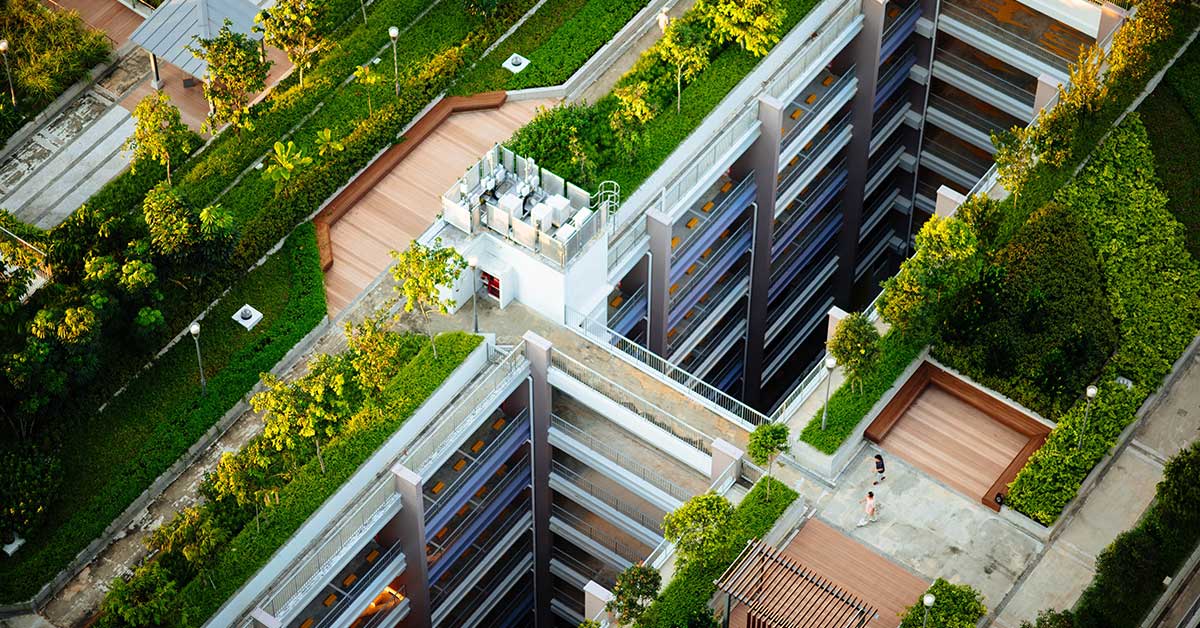 Green roofs are an example of green stormwater infrastructure.